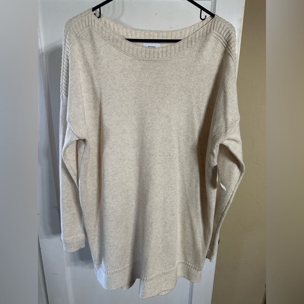 Old Navy Elegant Cream Sweater - Picture 1 of 7